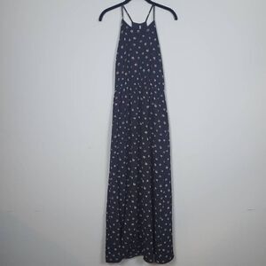 Everly Women’s Medium Sleeveless Tiered Maxi Summer Dress Black USA